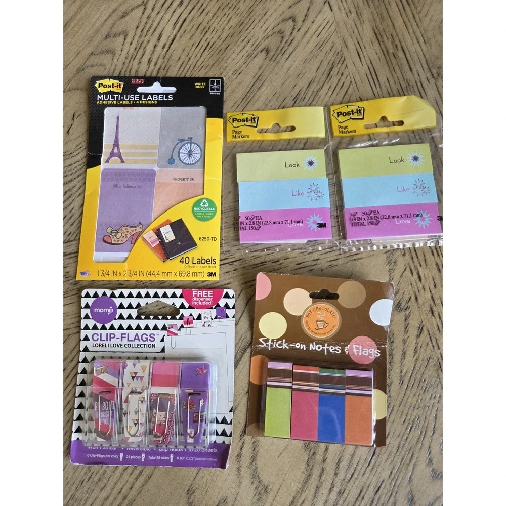 Post It Page Markers Index Page Markers Clip Flags Labels New Variety Sticky Lot